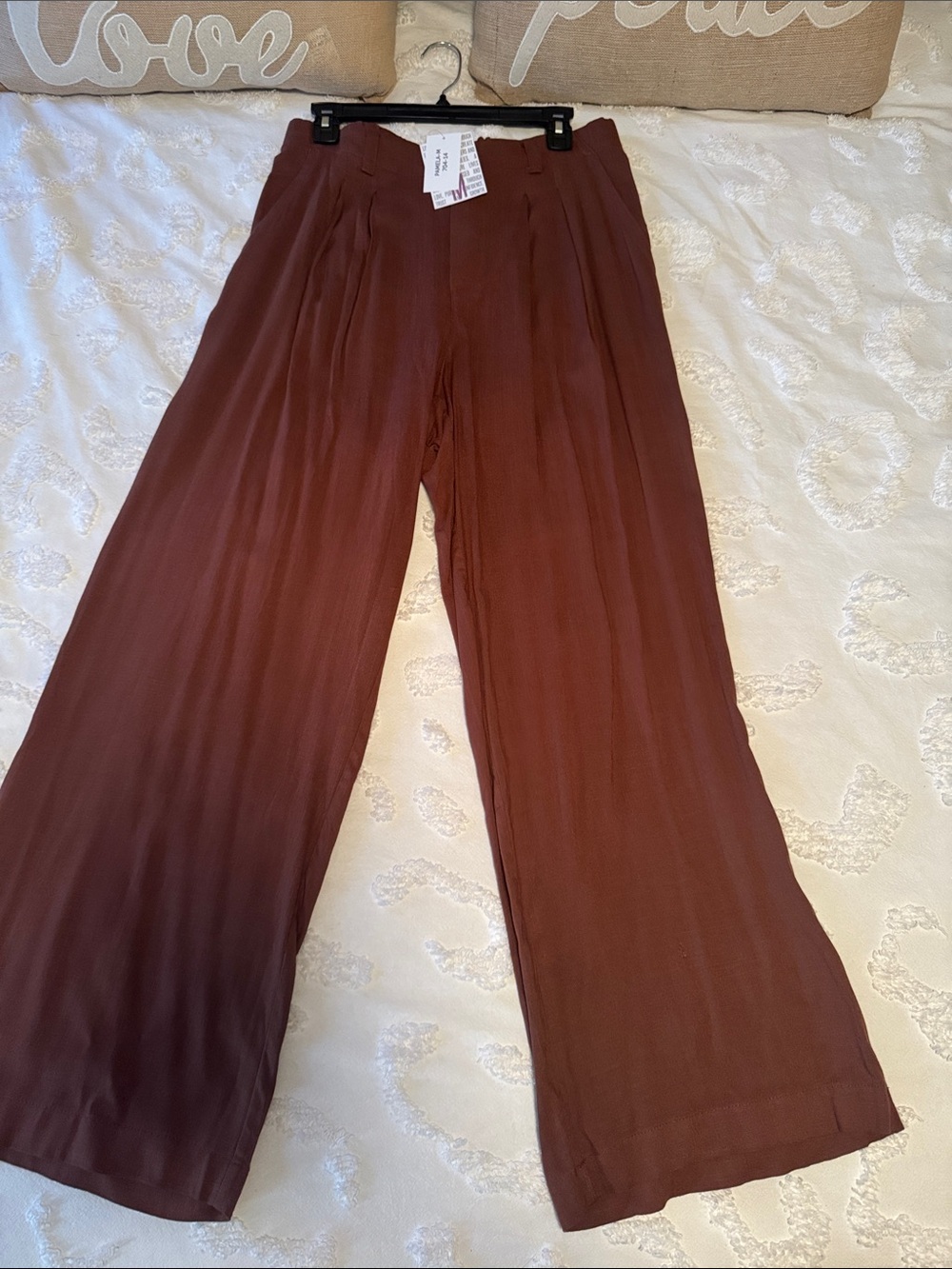 LuLaRoe Wide Leg Pants in Rich Brown